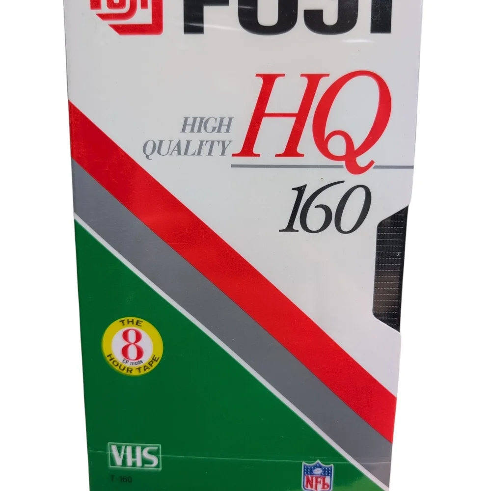3 Fuji High Quality 160 HQ Min Blank VHS VCR Tapes New Sealed